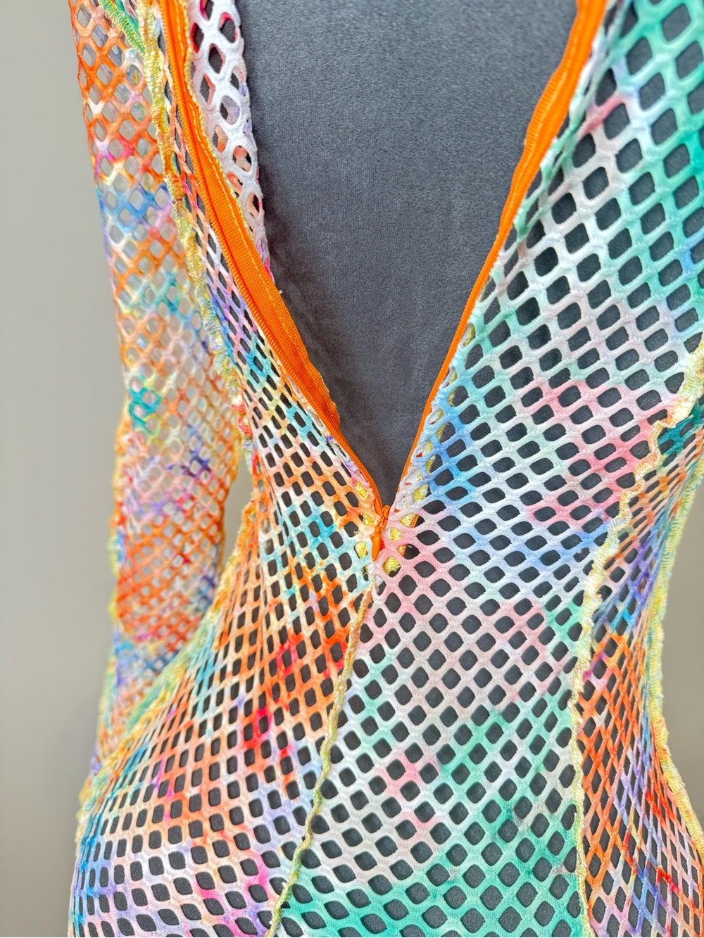 Colorful Fishnet Dress - Picture 16 of 16